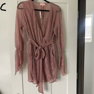 Paradiso Pink Long sleeve Romper